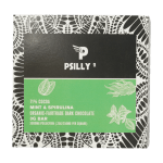 Psilly - Dark Chocolate Bar - Mint & Spirulina | Shrooms For Sale Canada