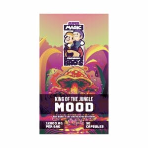 Super Magic Mushroom Bro’s - King of the Jungle MOOD - 400MG Capsules | Shrooms For Sale Canada